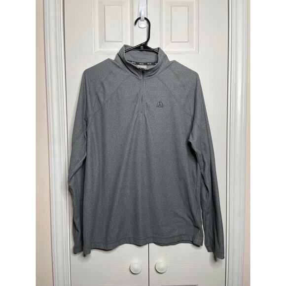Nike ACG Gray Mens 1/4 Zip Pull Over Sweater Size Large Small - Picture 1 of 6